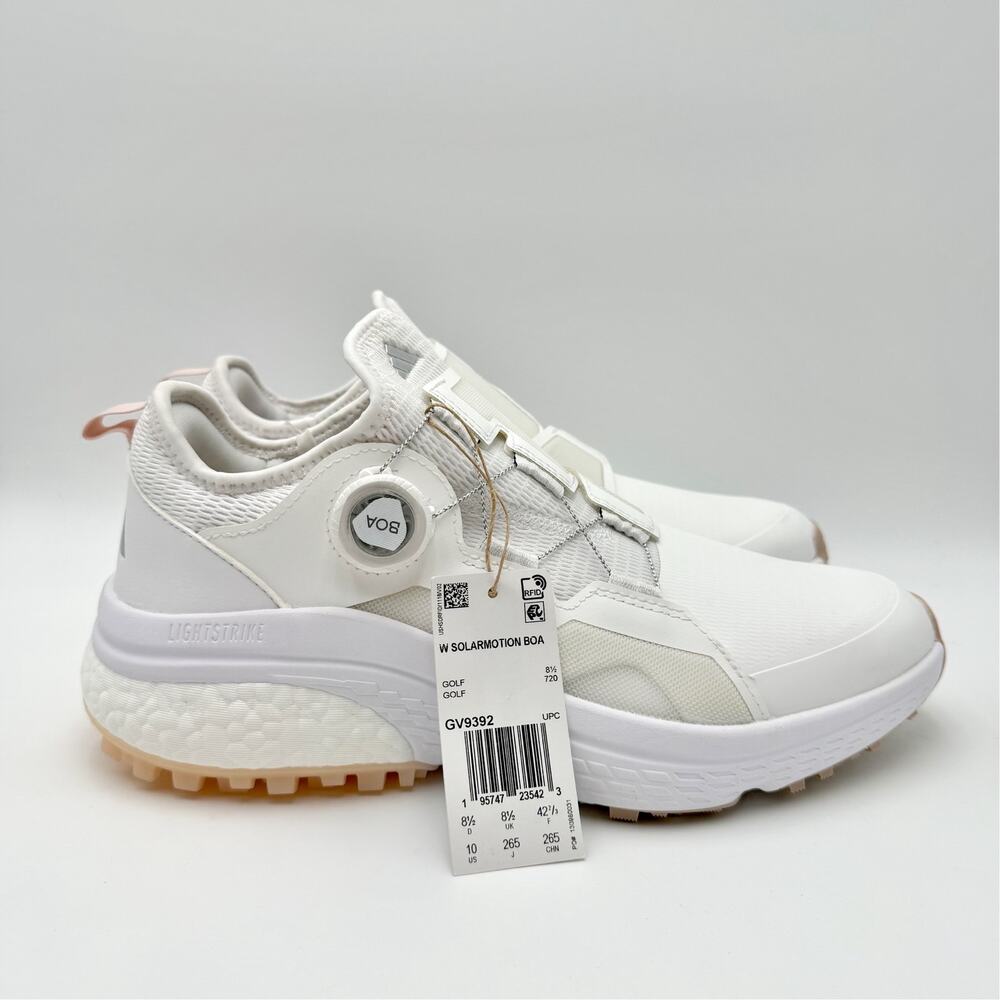 Adidas Womens Solarmotion Boa Golf Sneakers US 10 White Athletic FLAW NWOB - Picture 3 of 13